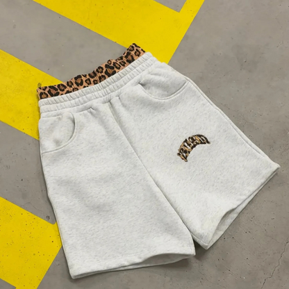 Double waisted unisex shorts
